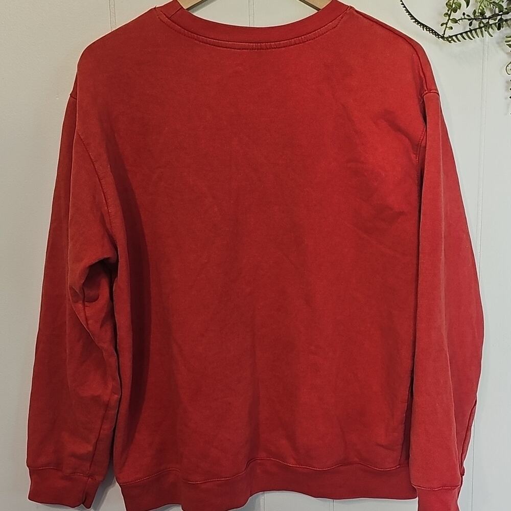 Vintage Coca-Cola Red Sweatshirt Crewneck Womens L Unisex Statement Wear EUC - Picture 4 of 10